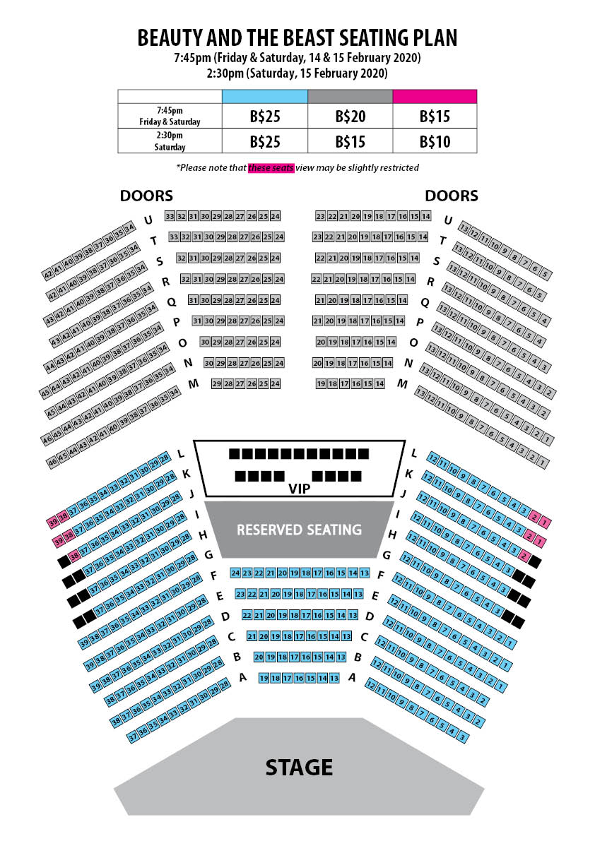 How to buy tickets for Beauty and the Beast — Jerudong International School